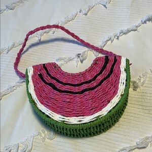 Cute Watermelon Woven Bag